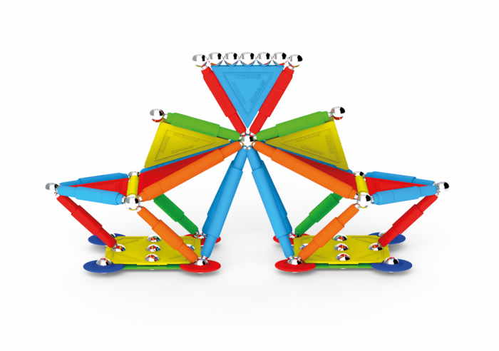 Set de constructie magnetic Supermag Projects Multicolor, 45 piese [3]
