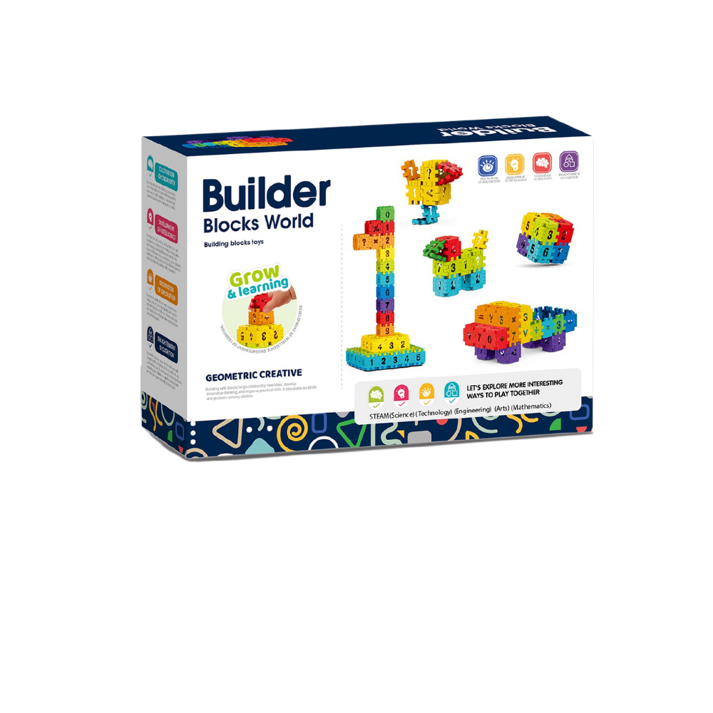 Set de constructie STEAM - Micutul matematician (100 piese) [3]