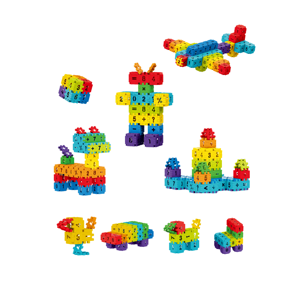Set de constructie STEAM - Micutul matematician (100 piese) [2]