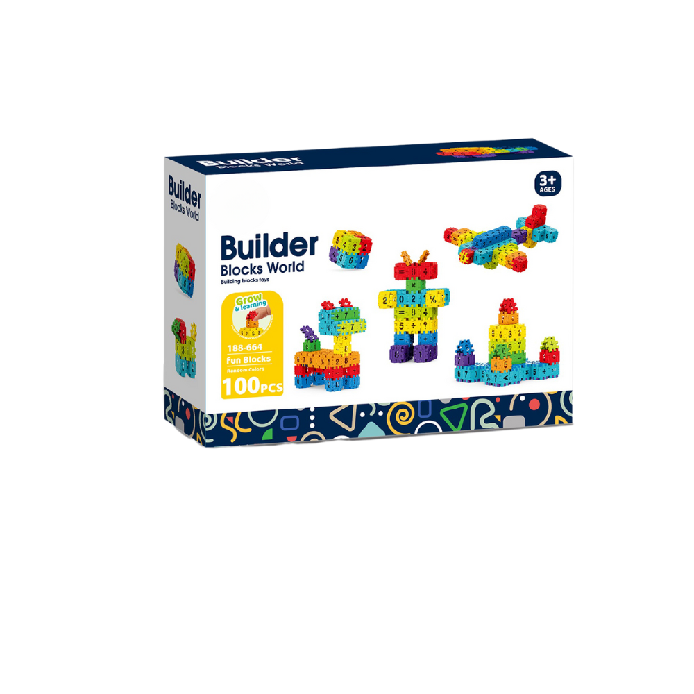 Set de constructie STEAM - Micutul matematician (100 piese) [1]