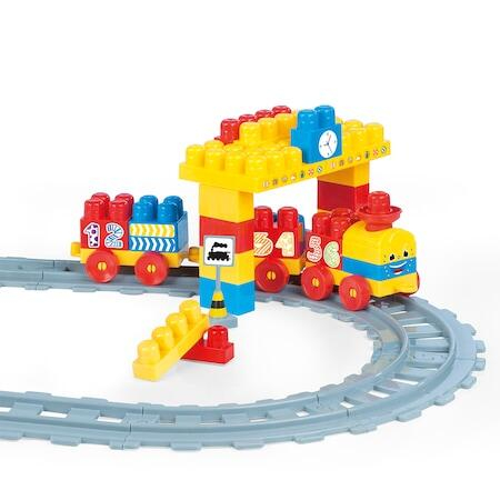 Set de constructii cu trenulet - 58 piese [3]