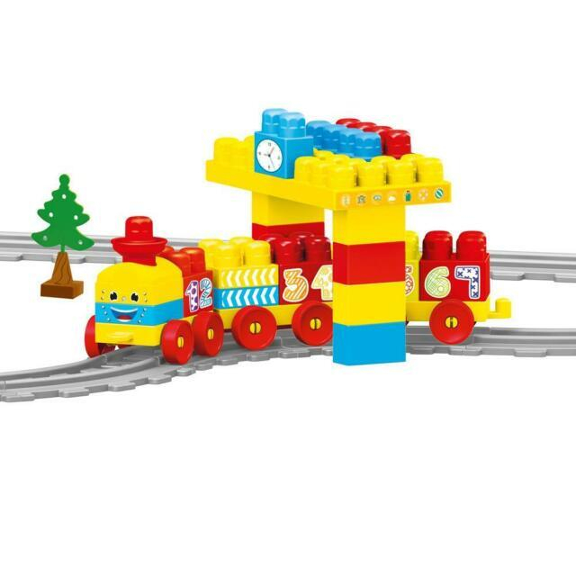 Set de constructii cu trenulet - 58 piese [1]