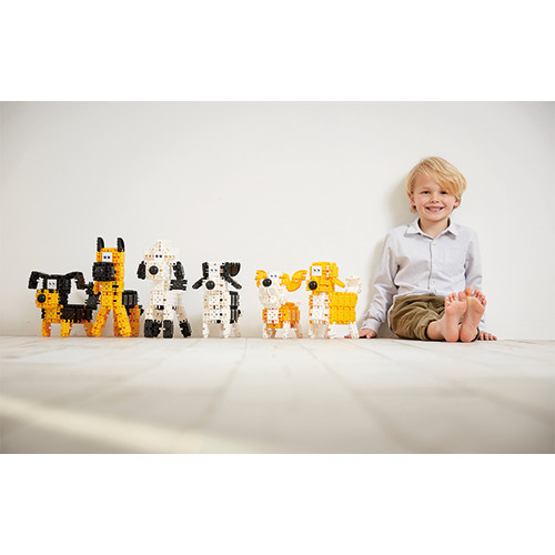 Set de construit Clicformers, 123 piese, Catei prietenosi [3]
