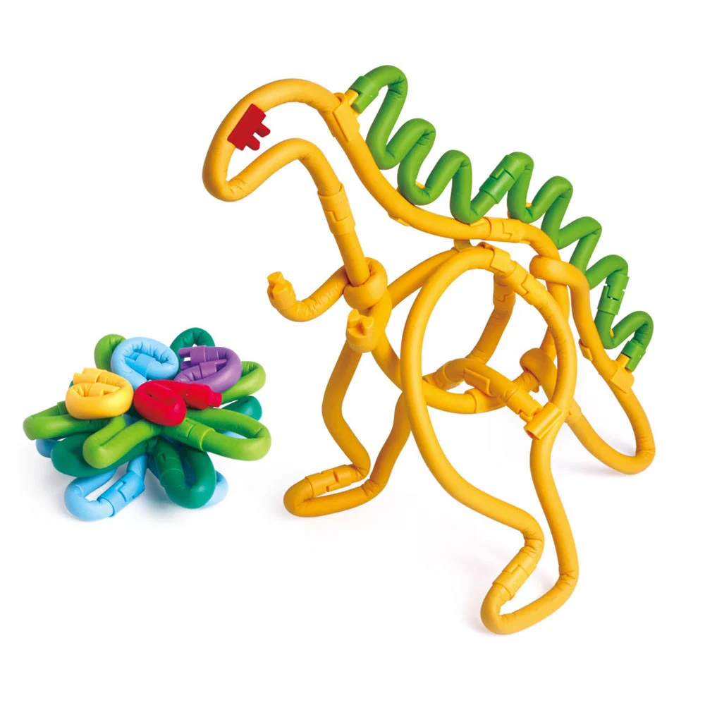 Set de construit cu magnet Spaghetteez 100 piese, varsta 3 - 6, 6 - 9 ani,  [12]