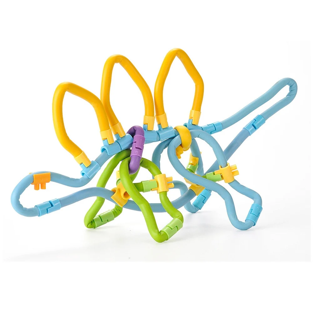 Set de construit cu magnet Spaghetteez 100 piese, varsta 3 - 6, 6 - 9 ani,  [7]
