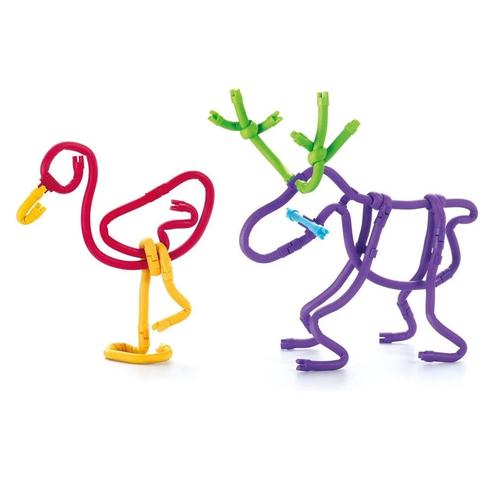 Set de construit cu magnet Spaghetteez 100 piese, varsta 3 - 6, 6 - 9 ani,  [13]
