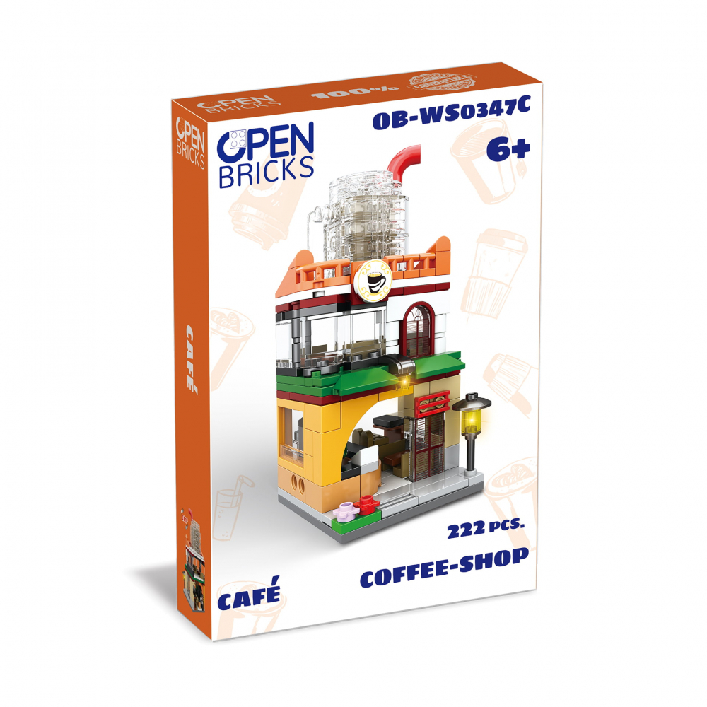 Set de construit de jucarie - Cafenea (222 piese) [1]