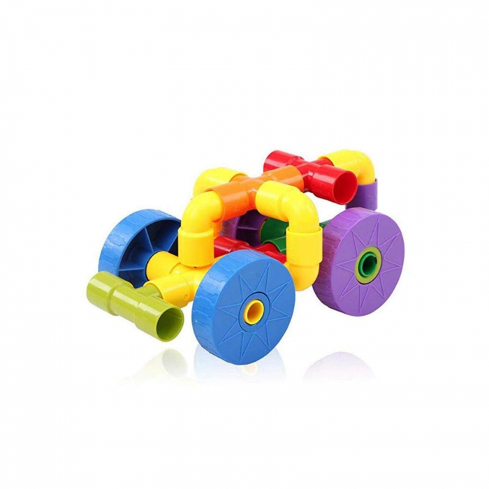 Set 26 Piese si Jocuri de Constructie pentru Copii [4]