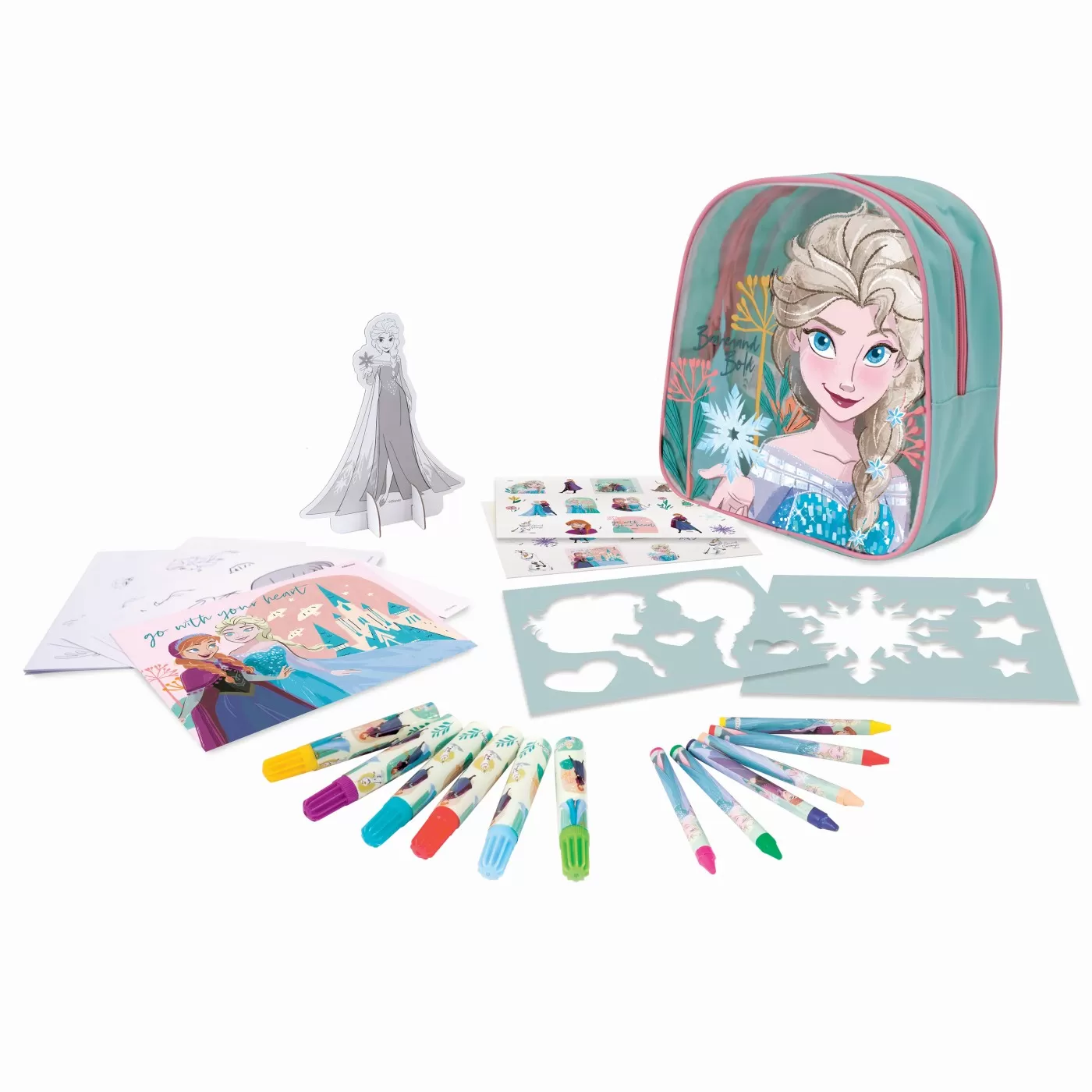 Set de desen in rucsac, Frozen, 3 ani+, varsta de la 3 ani la 12 ani [1]