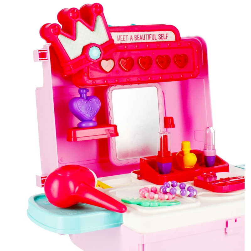 Set de joaca 4 in 1 - stand cosmetice tip troller - accesorii diverse incluse, MegaCreative 483207, 3+ ani [6]