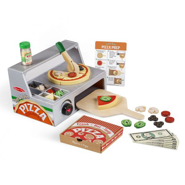Set de joaca din lemn cuptorul de pizza - Melissa And Doug [1]