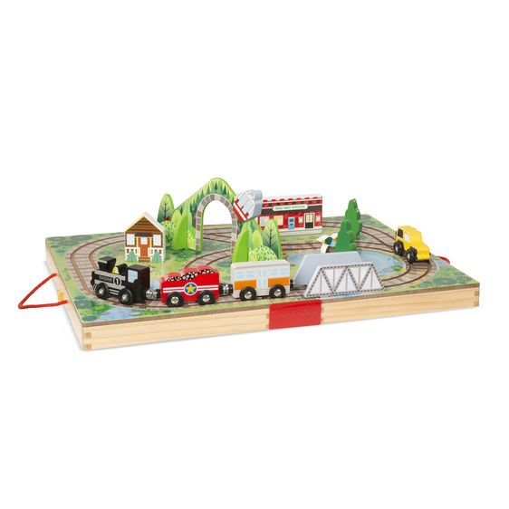 Set de joaca portabil Trenuletul - Melissa & Doug [1]