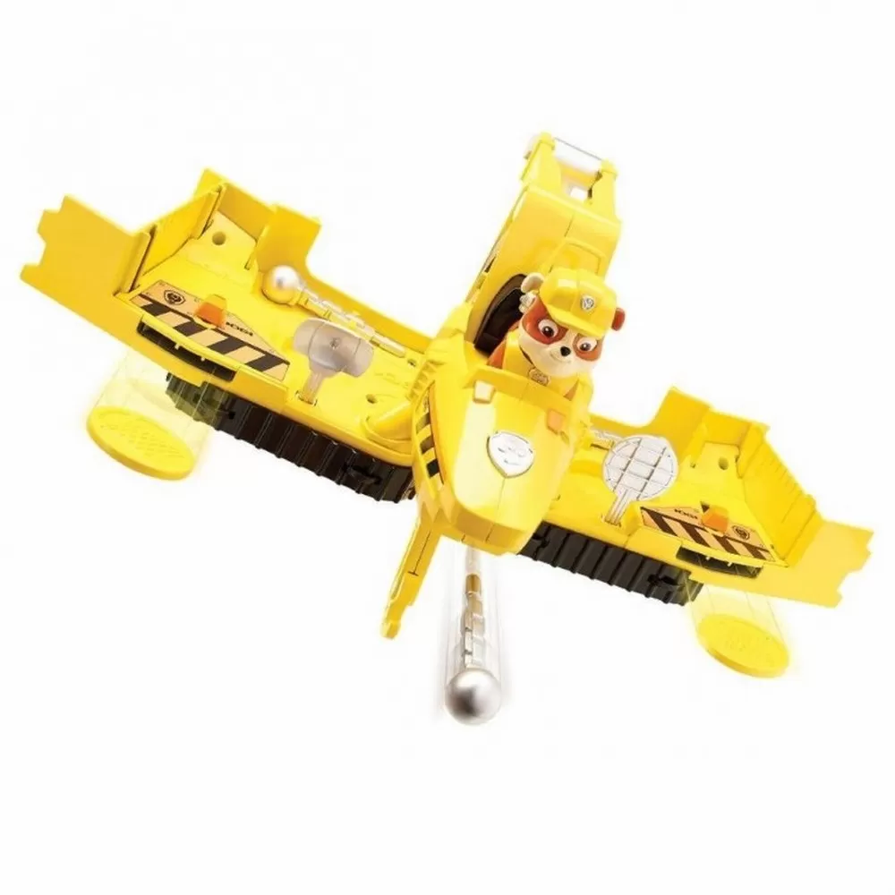 Set de joaca spin master paw patrol vehicul flip and fly rubble, varsta de la 3 ani la 9 ani [4]