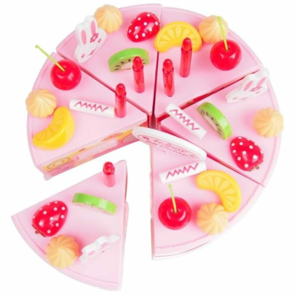 Tort aniversar, Jucarie copii cu scai, 75 accesorii, cescute si lumini [5]