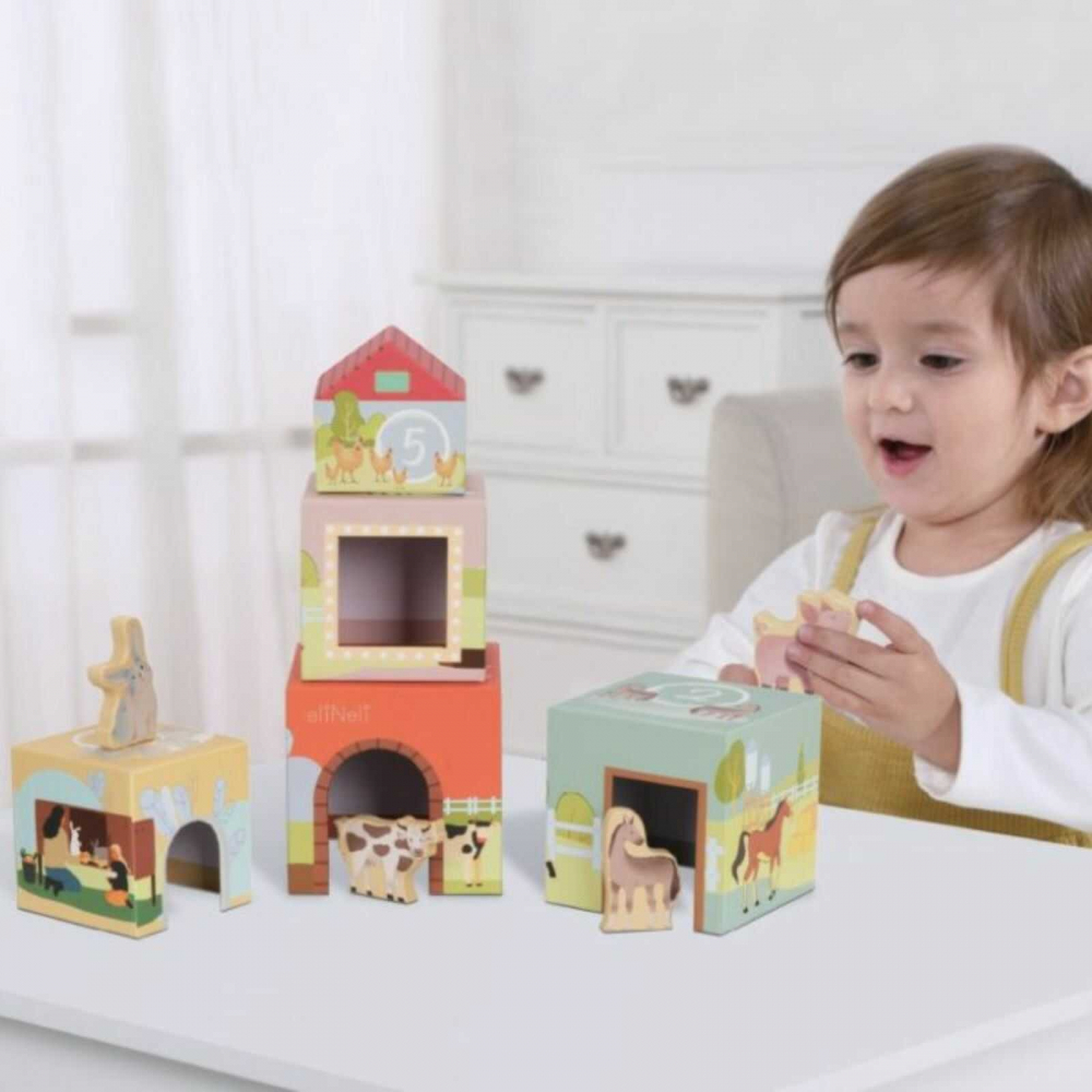 Jucarii Educative Montessori din Lemn pentru Copii 18 luni - 2 ani [2]