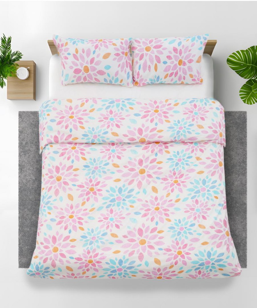 Set de pat,cearceaf cu elastic 180x200,joy [4]