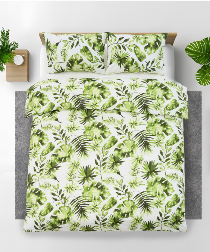 Set de pat king size bumbac, 144 tc,palm [2]
