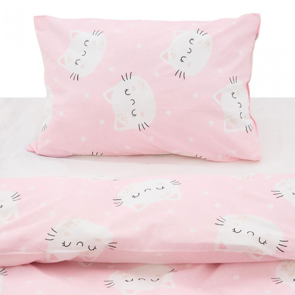 Set de pat single bumbac, 92 gsm, cat [4]