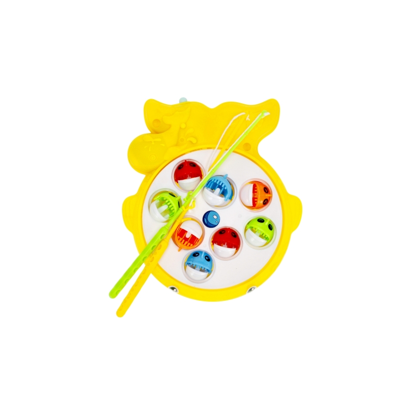 Set de pescuit - joc magnetic - contine 2 undite si 8 pesti, MegaCreative 474349, 3+ ani [2]