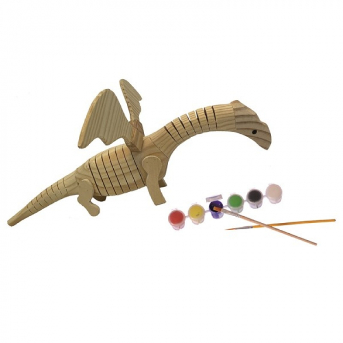 Set de pictat Dragon, cu piese din lemn, Egmont toys, varsta 3 - 6, 6 - 9 ani, Baiat, Fata [2]