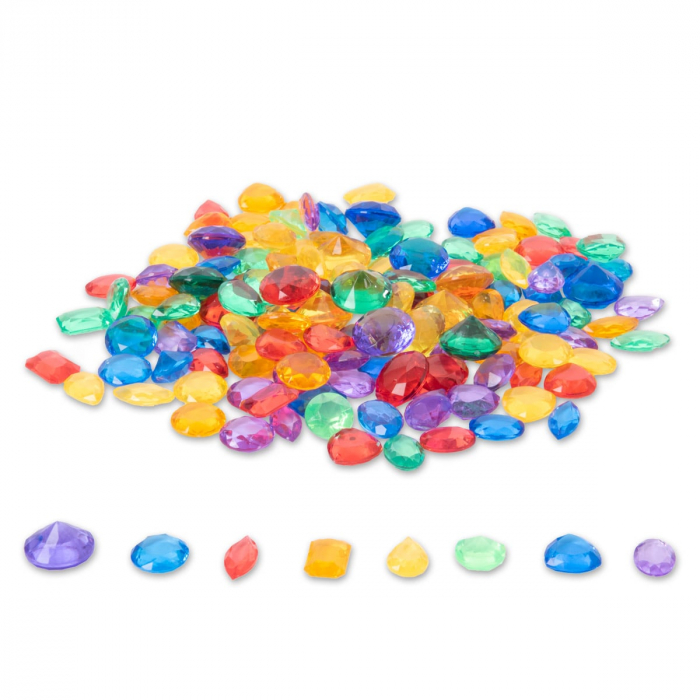 Set de sortare, pietre pretioase translucide, 144 piese, 3-7 ani [1]