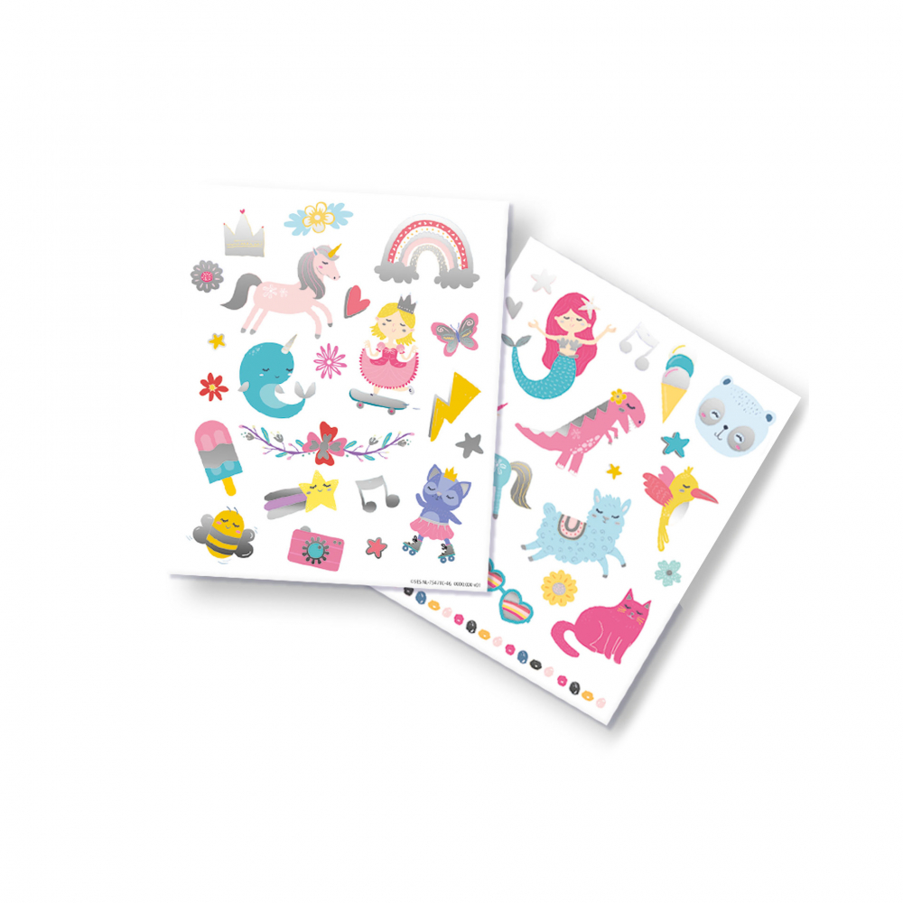 Set de tatuaje pentru copii cu personaje din basme, copii varsta 3 ani+ [5]