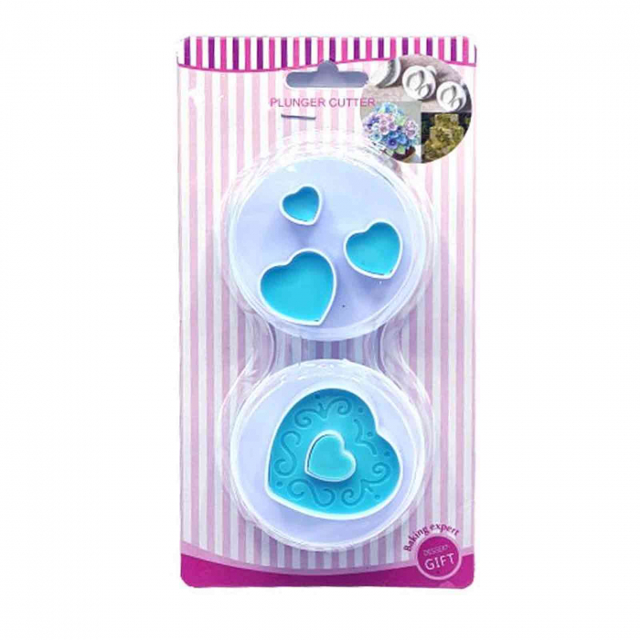 Decupatoare cu ejector, plastic, Inimioare - Micostore.ro [2]