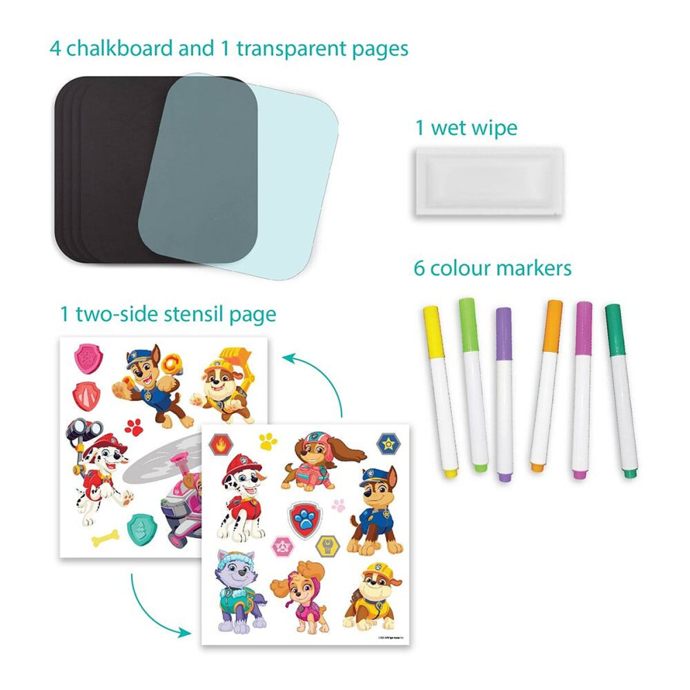 Set desen pentru calatorii, Patrula catelusilor, copii varsta 3-7 ani [4]