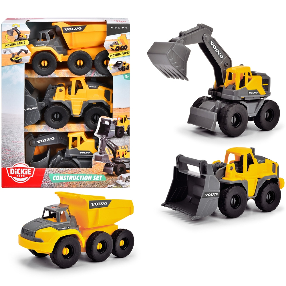 Set Dickie Toys Construction Set cu 3 vehicule 16 cm [7]