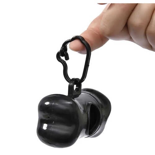 Set 1000 Saci Excremente Caini cu Dispenser Os – 50 Role, Negru [6]