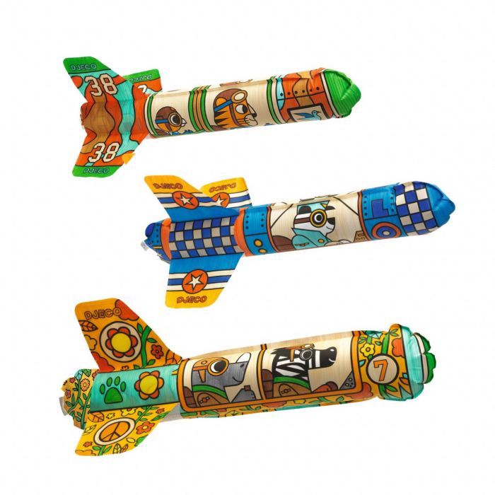Set DIY Avioane mari din hartie, kit creativ reutilizabil [2]