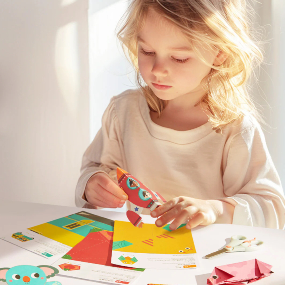 Set Educativ Origami pentru Incepatori – Nivelul 1, Dezvoltare Creativa si Motrica [2]