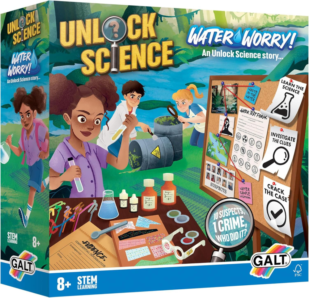 Set experimente Unlock Science: Cine polueaza apa? [6]