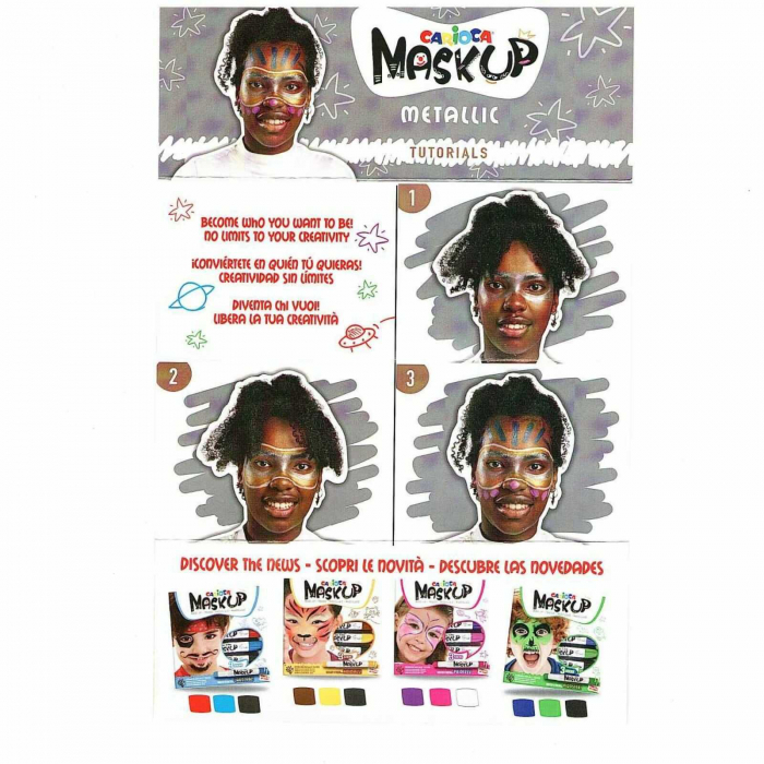 Set 6 carioci lavabile face painting, pictura pe fata, corp, body painting. [3]