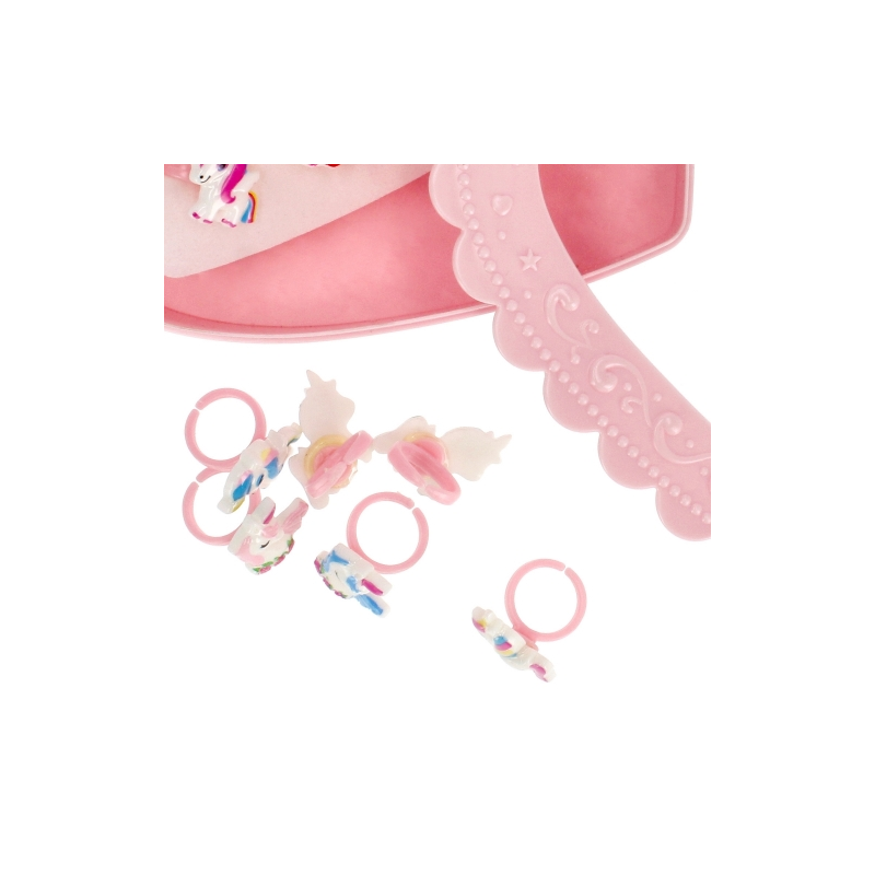 Set fashion - cutie de bijuterii cu inele - 20buc / set, MegaCreative 454576, 3+ ani [3]