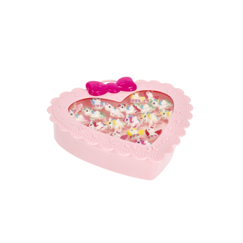 Set fashion - cutie de bijuterii cu inele - 20buc / set, MegaCreative 454576, 3+ ani [4]