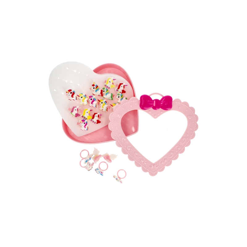 Set fashion - cutie de bijuterii cu inele - 20buc / set, MegaCreative 454576, 3+ ani [5]