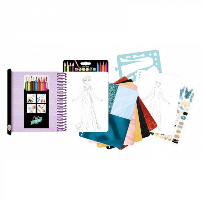 Set fashion designer pentru copii-Deseneaza rochii de seara [2]