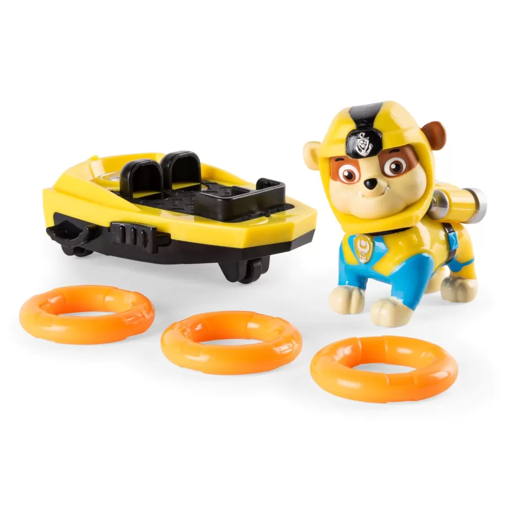 Set figurine deluxe paw patrol rubble, varsta de la 3 ani la 9 ani [2]