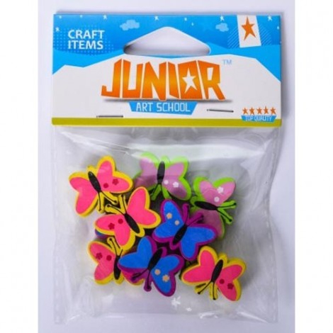 Set 10 Fluturi din Lemn, Accesorii Craft Copii - Micostore.ro [2]
