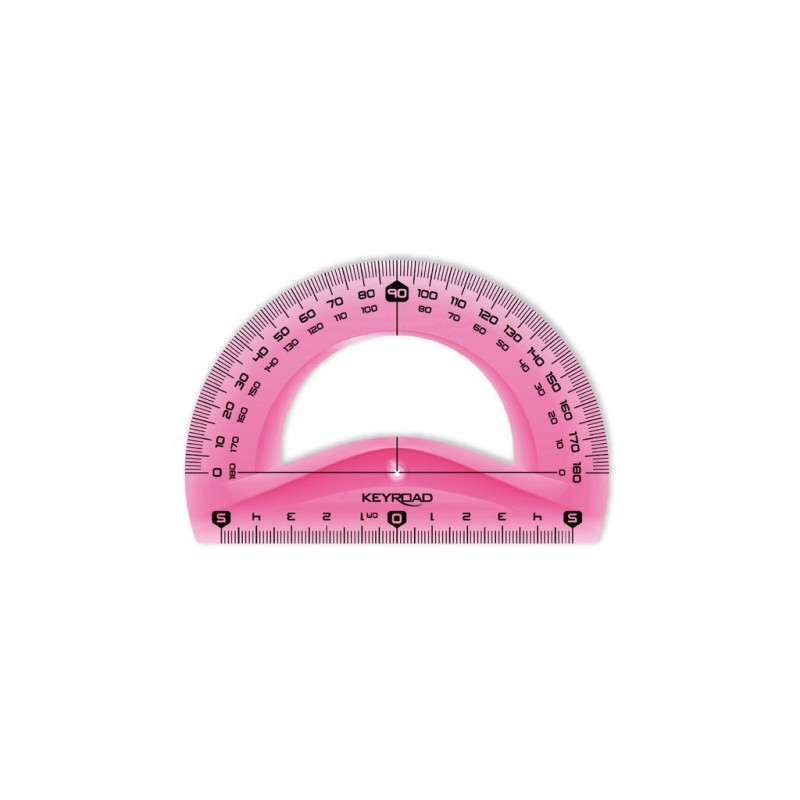 Set geometrie Keyroad KR971105, 30cm, PVC, diverse culori, flexibil, blister 4 piese [7]