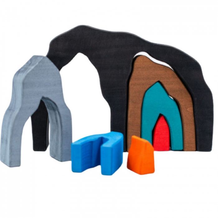 Set de construit si sortat, model Pestera, 7 piese - Micostore.ro [2]