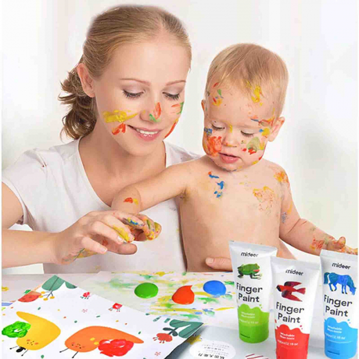 Mideer - Set hartie pentru pictat, finger paint - Micostore.ro [2]