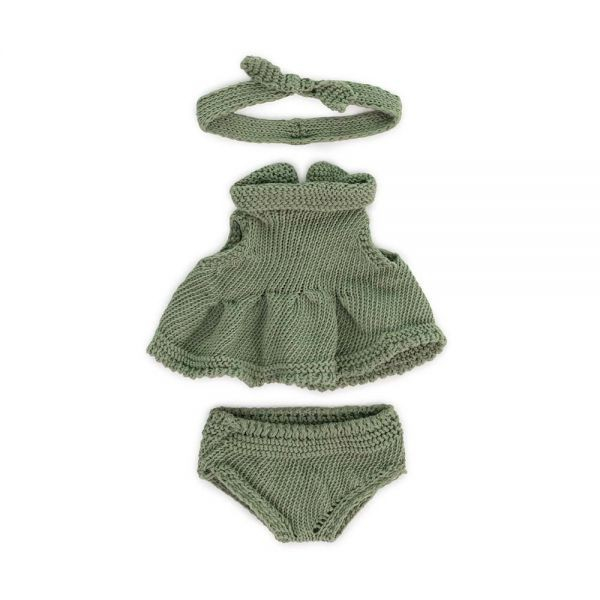 Set imbracaminte cu rochita pentru papusa fetita 21 cm [1]