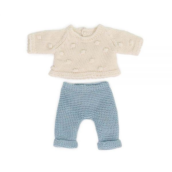 Set imbracaminte pantaloni si pulover pentru papusa 21 cm [1]
