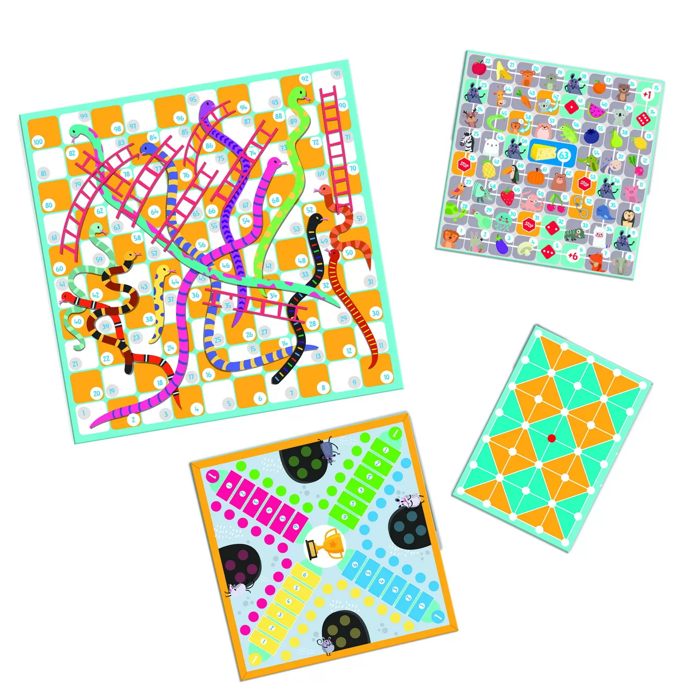 Set 10 Jocuri de Societate Clasice, 4 ani+, Clementoni, varsta de la 5 ani la 8 ani [3]
