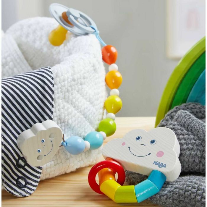 Set jucari din lemn si lant pentru suzeta, Norisori - Micostore.ro [2]