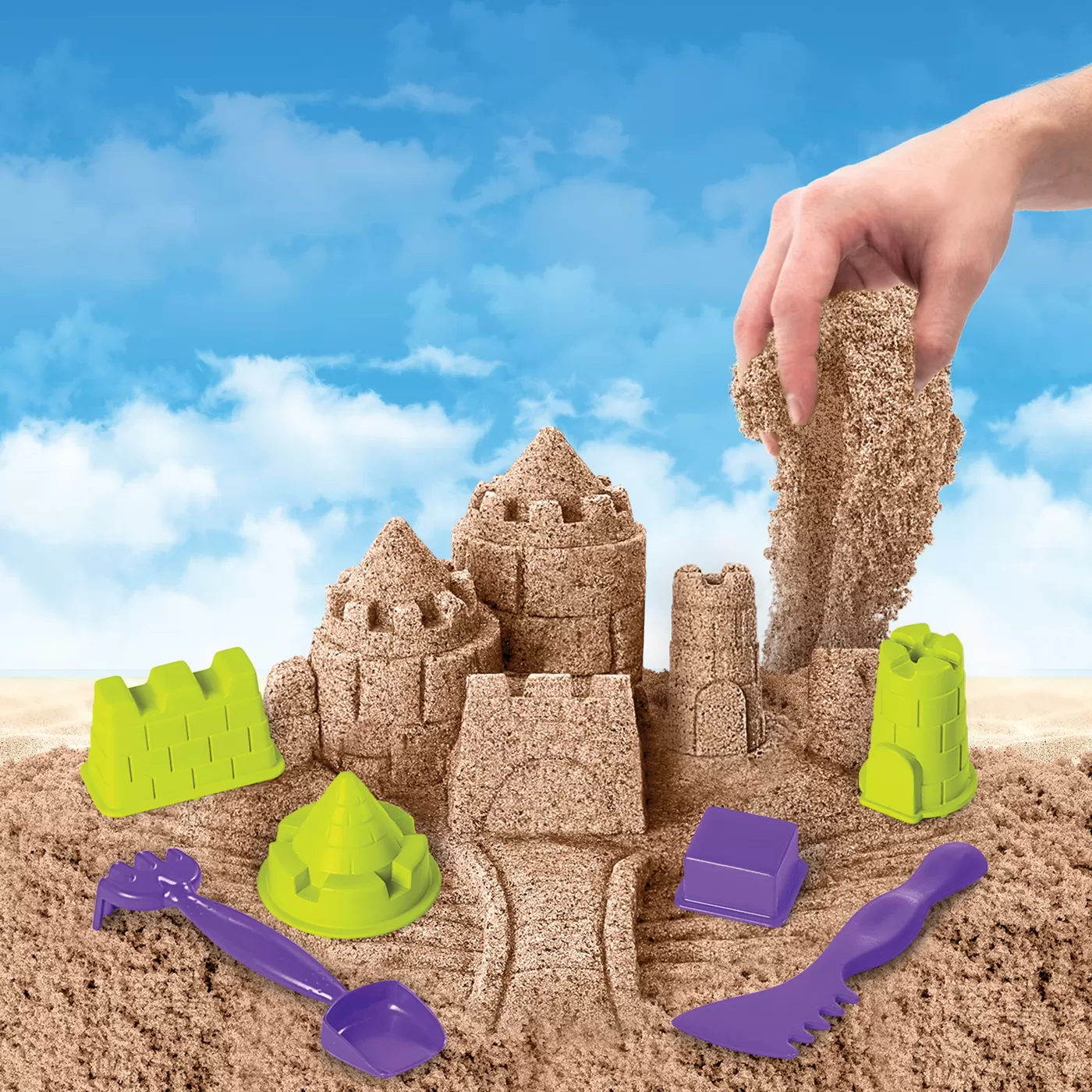 Set kinetic sand o zi la plaja [3]