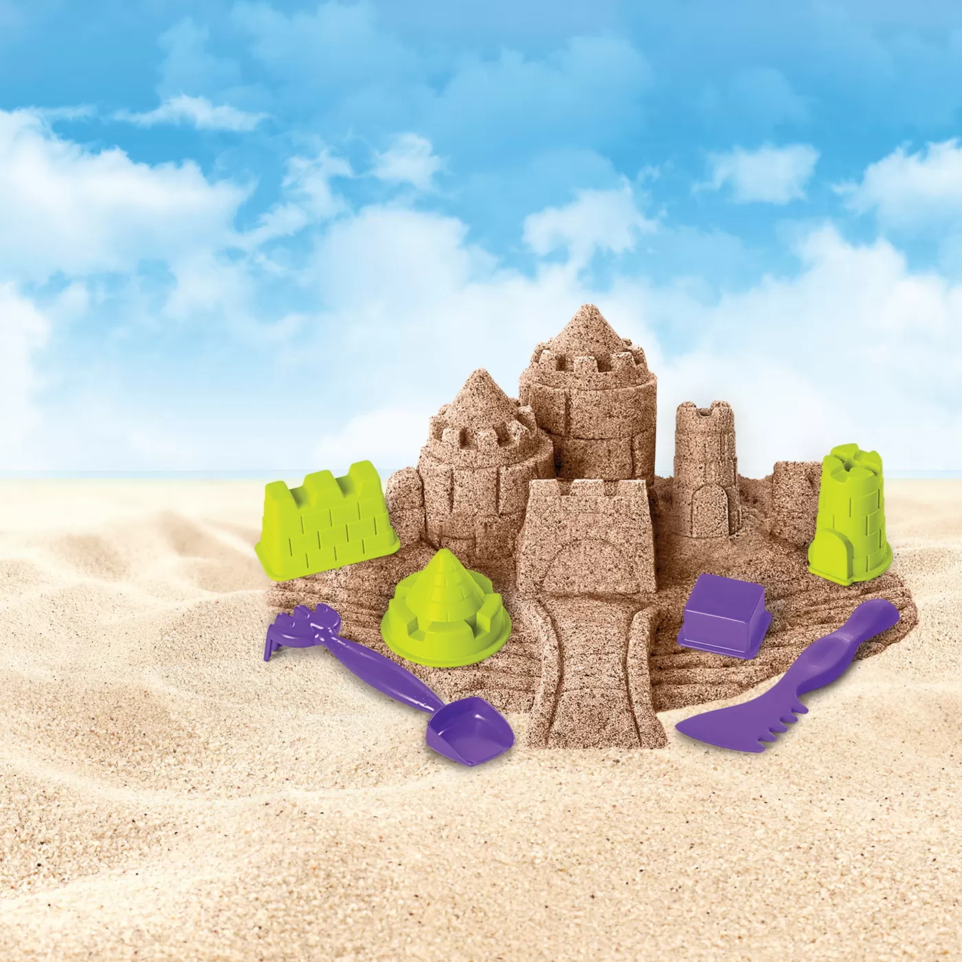 Set kinetic sand o zi la plaja [7]