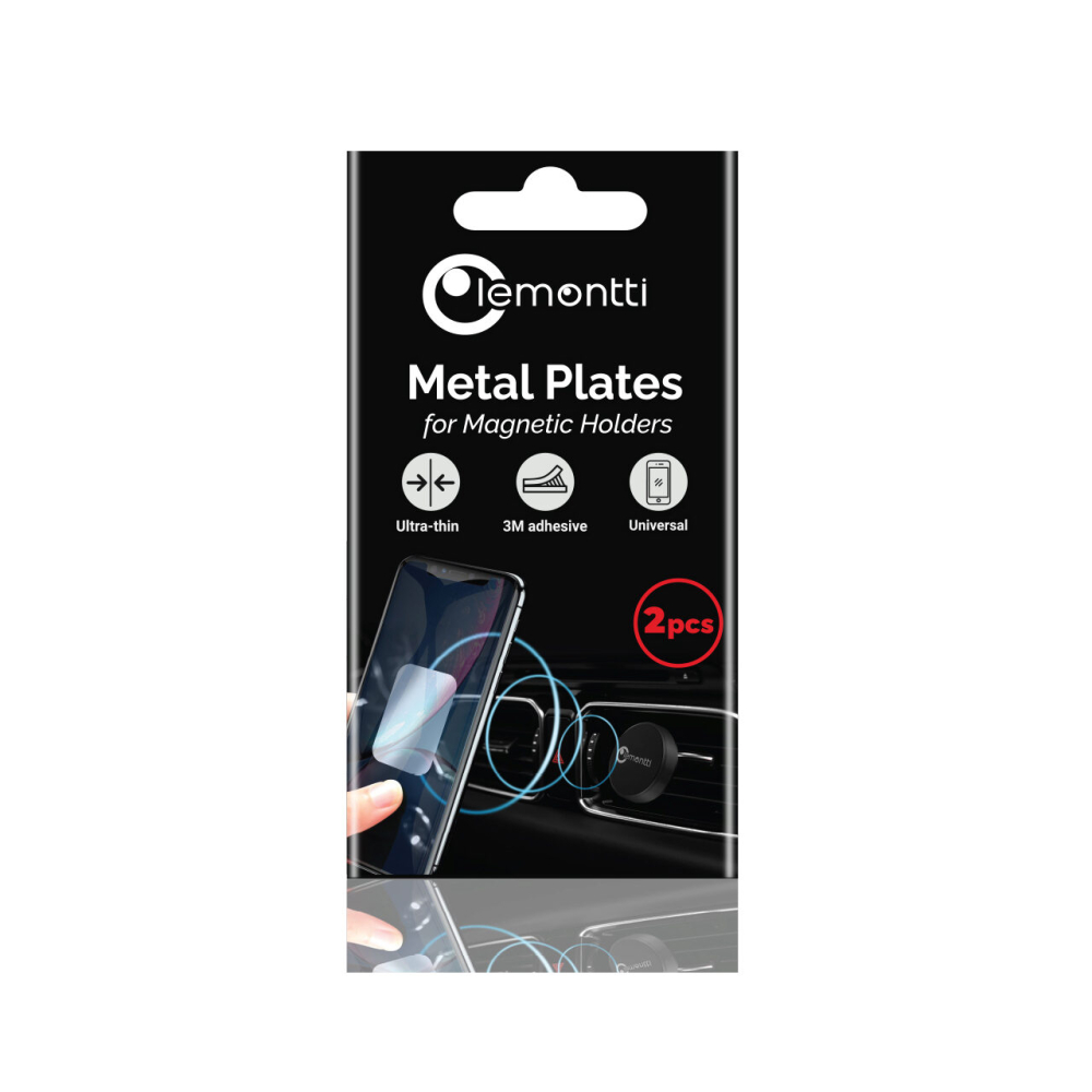 Set Lemontti Placute Metalice pentru Suport Magnetic (2buc/set) [5]